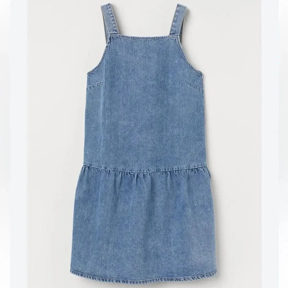 H‎ and M Divided 100% Cotton Denim Mini Dress Medium NWT - Picture 1 of 5